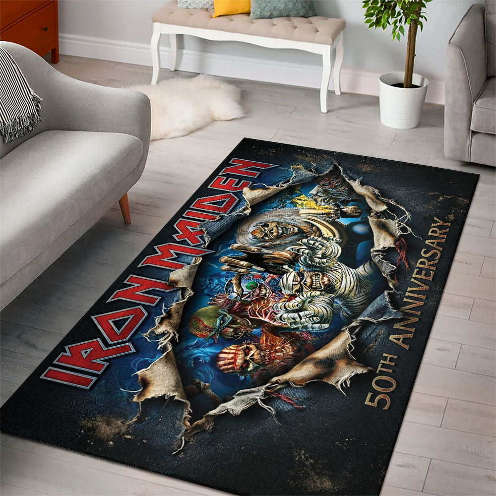 Iron Maiden Rectangular Rug – TMTHU6223
