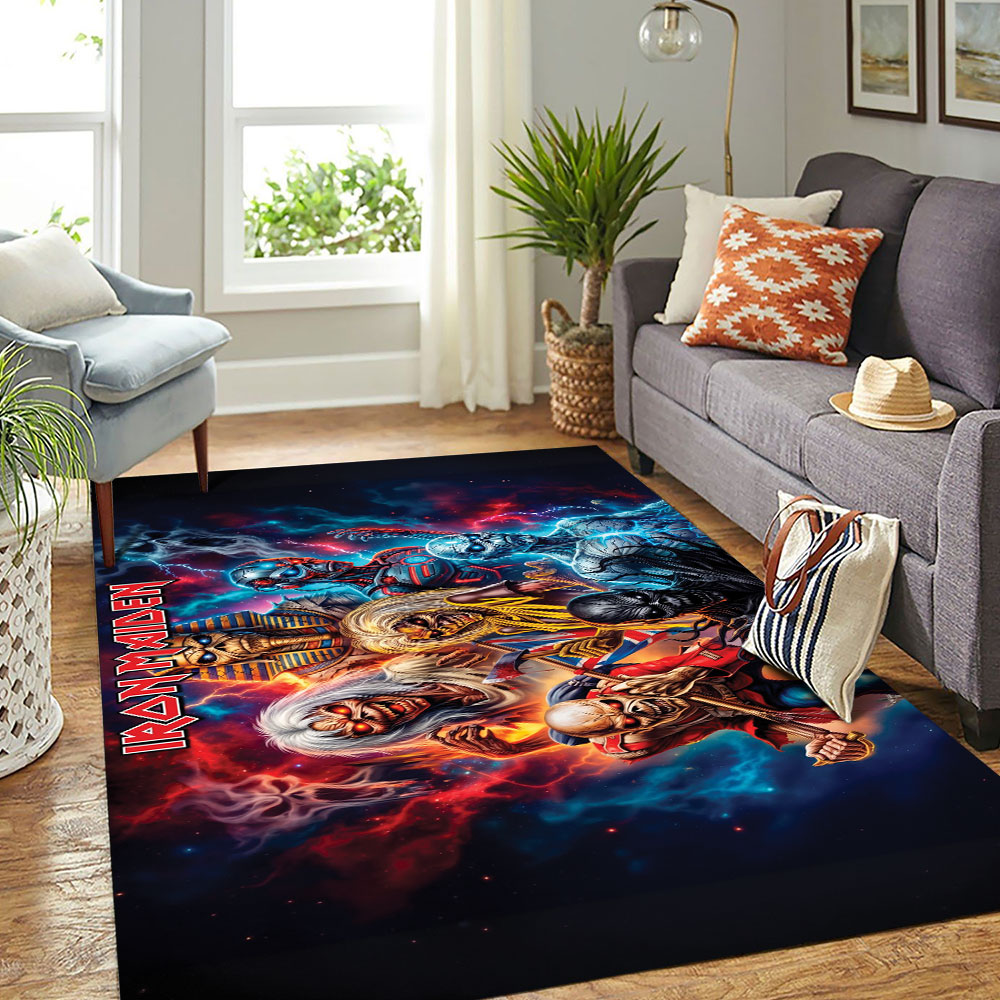 Iron Maiden Rectangular Rug – TMTHU7558