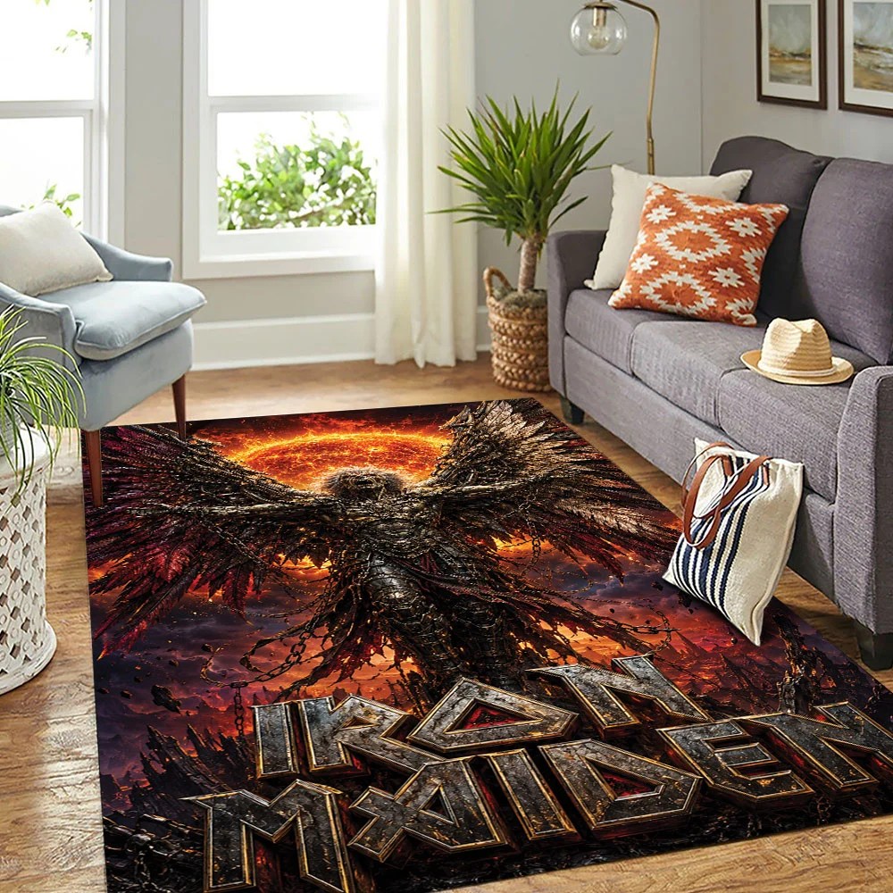 Iron Maiden Rectangular Rug – TMTHU8759