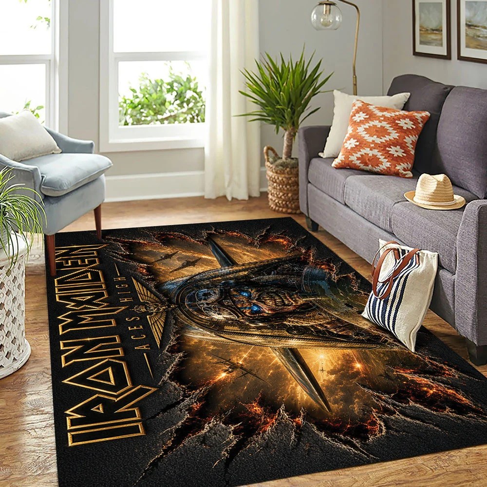 Iron Maiden Rectangular Rug – TMTHU8860