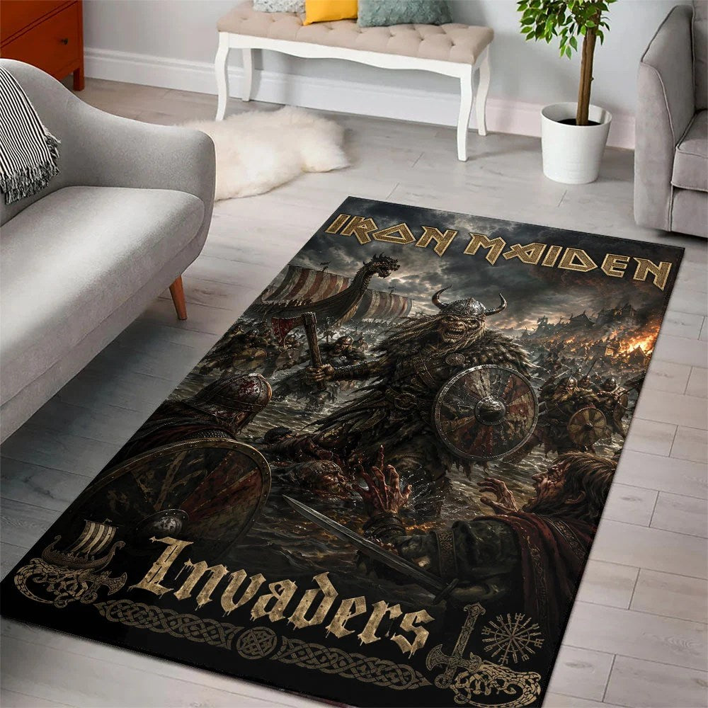 Iron Maiden Rectangular Rug – TMTHU9705