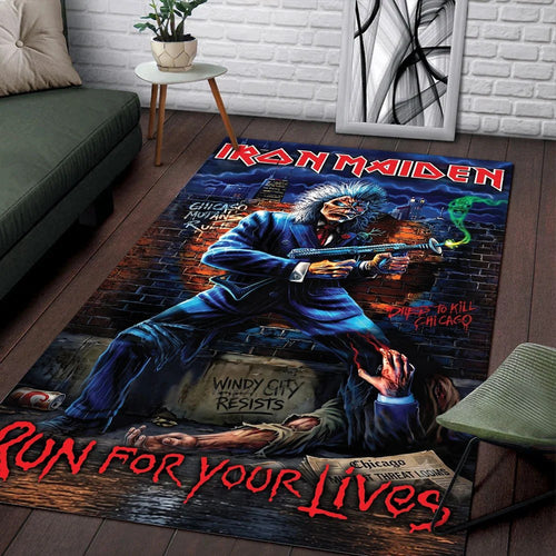 Iron Maiden Rectangular Rug – TMTHU9706