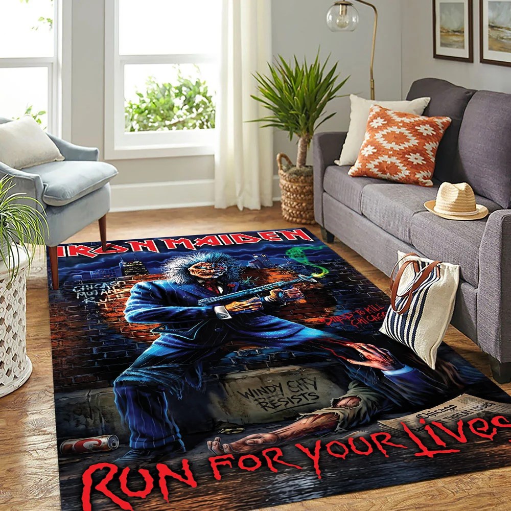 Iron Maiden Rectangular Rug – TMTHU9706