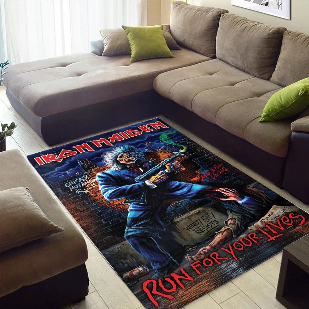 Iron Maiden Rectangular Rug – TMTHU9706