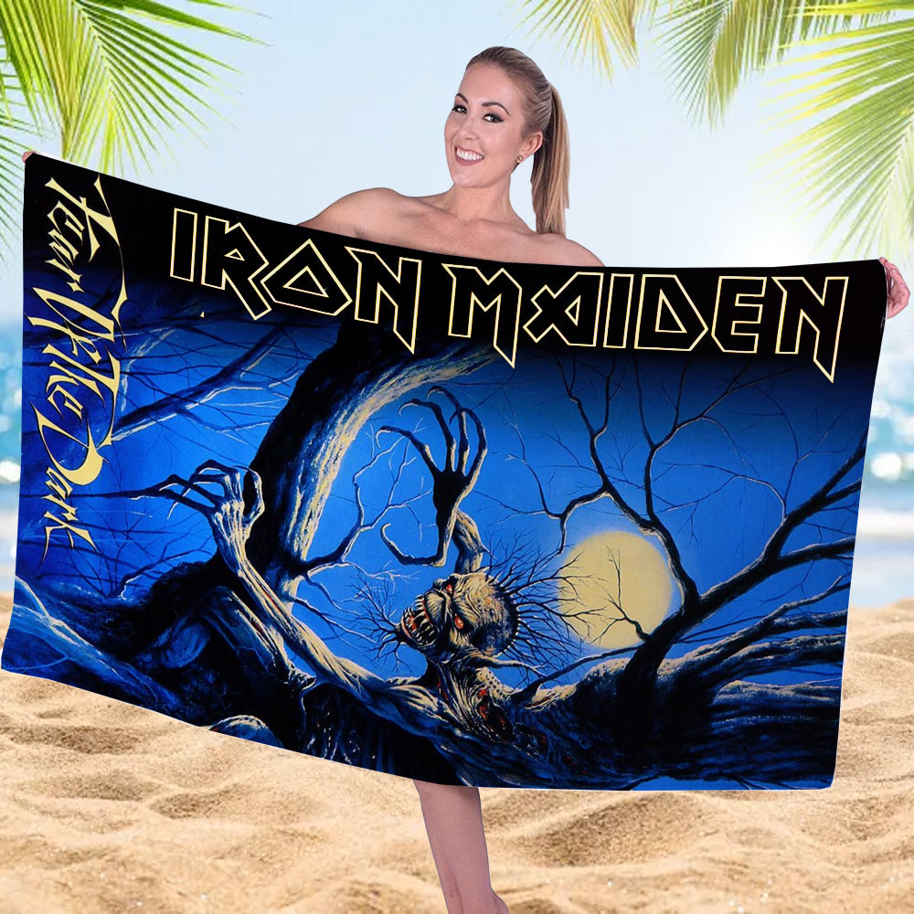Iron Maiden Rectangle Beach Towel – MAITM14990