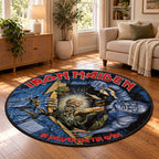 Iron Maiden Round Quilt Rug – HOATT26718