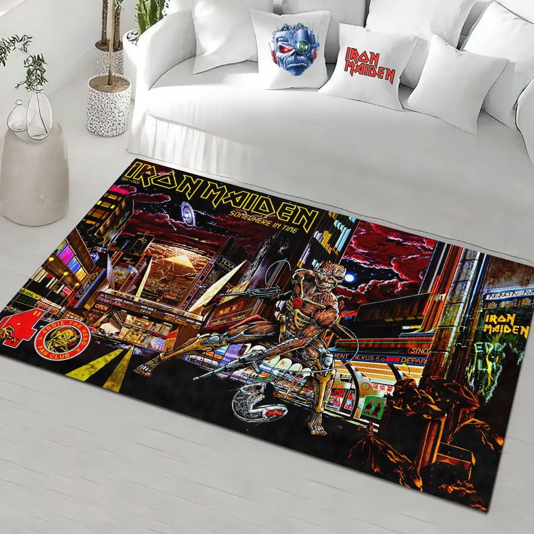 Iron Maiden Rectangular Rug – HOATT21433