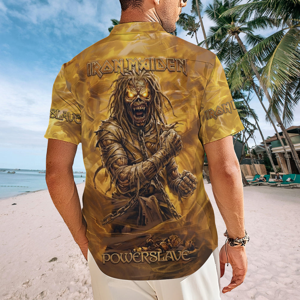 Iron Maiden Short Sleeve Button-Down Shirt – TMTHU7420