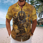 Iron Maiden Short Sleeve Button-Down Shirt – TMTHU7420