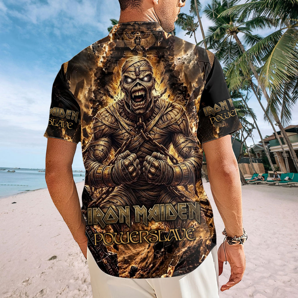 Iron Maiden Short Sleeve Button-Down Shirt – TMTHU7608