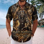 Iron Maiden Short Sleeve Button-Down Shirt – TMTHU7608