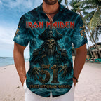 Iron Maiden Short Sleeve Button-Down Shirt – TMTHU7902