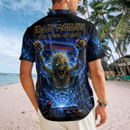 Iron Maiden Short Sleeve Button-Down Shirt – TMTHU7997