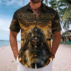 Iron Maiden Short Sleeve Button-Down Shirt – TMTHU8604