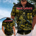 Iron Maiden Short Sleeve Button-Down Shirt – TMTHU8630