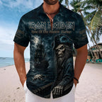Iron Maiden Short Sleeve Button-Down Shirt – TMTHU8698