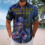 Iron Maiden Short Sleeve Button-Down Shirt – TMTHU8722