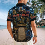 Iron Maiden Short Sleeve Button-Down Shirt – TMTHU8728