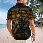 Iron Maiden Short Sleeve Button-Down Shirt – TMTHU8733