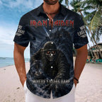 Iron Maiden Short Sleeve Button-Down Shirt – TMTHU8768
