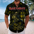 Iron Maiden Short Sleeve Button-Down Shirt – TMTHU8775