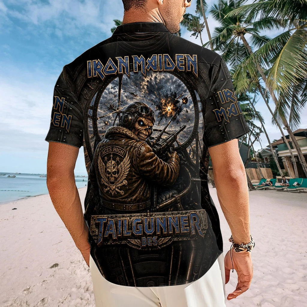 Iron Maiden Short Sleeve Button-Down Shirt – TMTHU8778