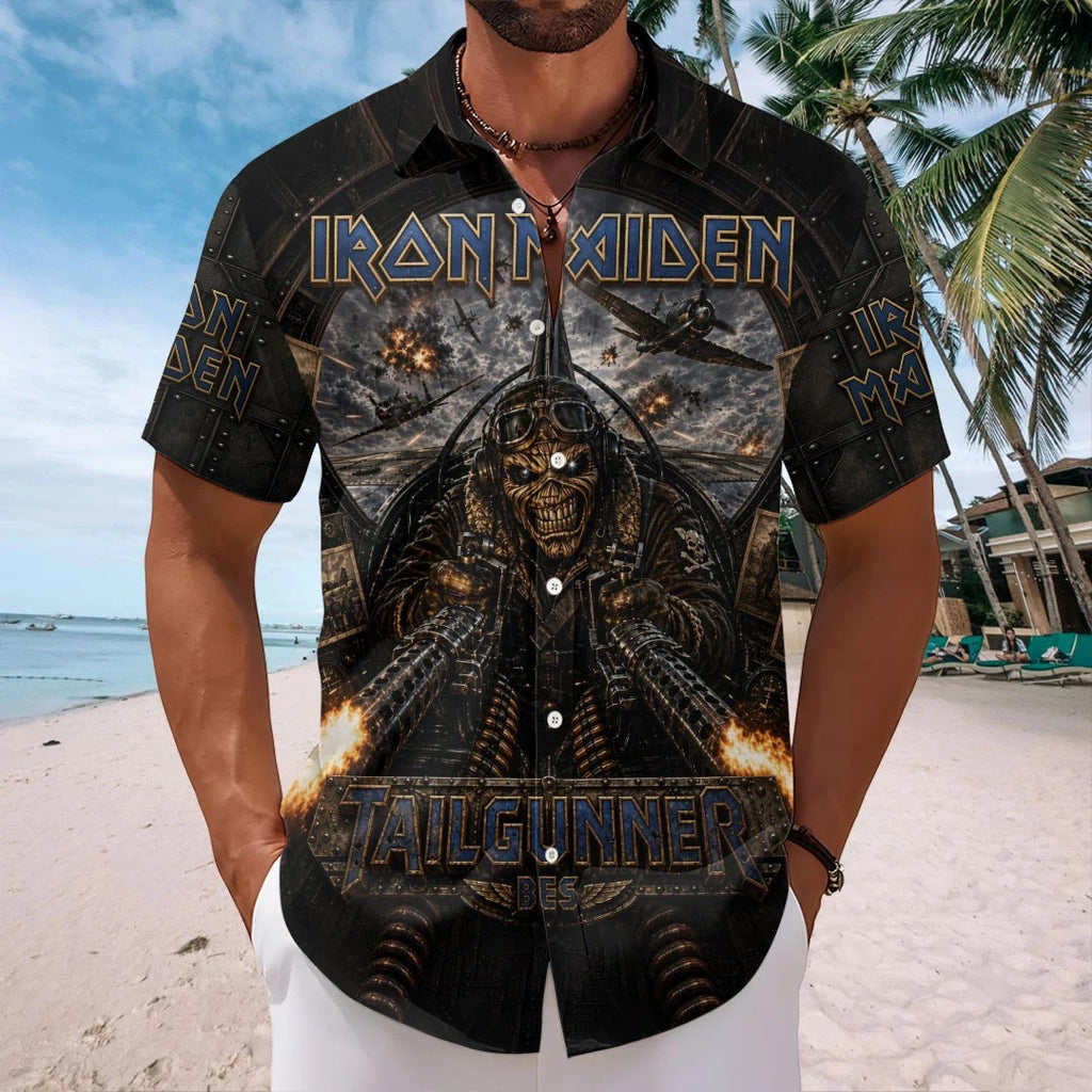 Iron Maiden Short Sleeve Button-Down Shirt – TMTHU8778