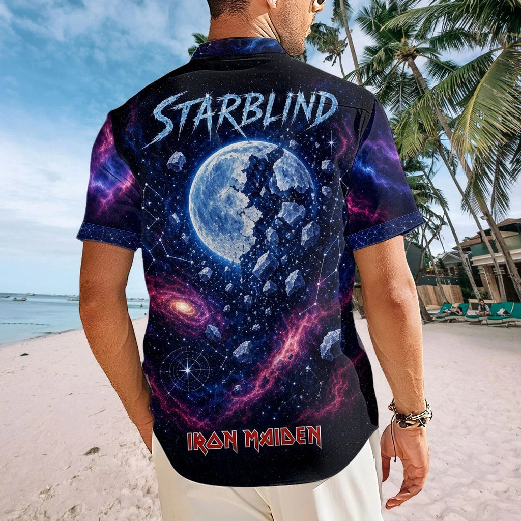 Iron Maiden Short Sleeve Button-Down Shirt – TMTHU8804