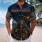Iron Maiden Short Sleeve Button-Down Shirt – TMTHU8906