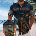 Iron Maiden Short Sleeve Button-Down Shirt – TMTHU8906