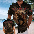 Iron Maiden Short Sleeve Button-Down Shirt – TMTHU8952