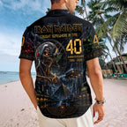 Iron Maiden Short Sleeve Button-Down Shirt – TMTHU8953