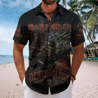 Iron Maiden Short Sleeve Button-Down Shirt – TMTHU9005
