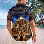 Iron Maiden Short Sleeve Button-Down Shirt – TMTHU9040