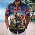 Iron Maiden Short Sleeve Button-Down Shirt – TMTHU9097