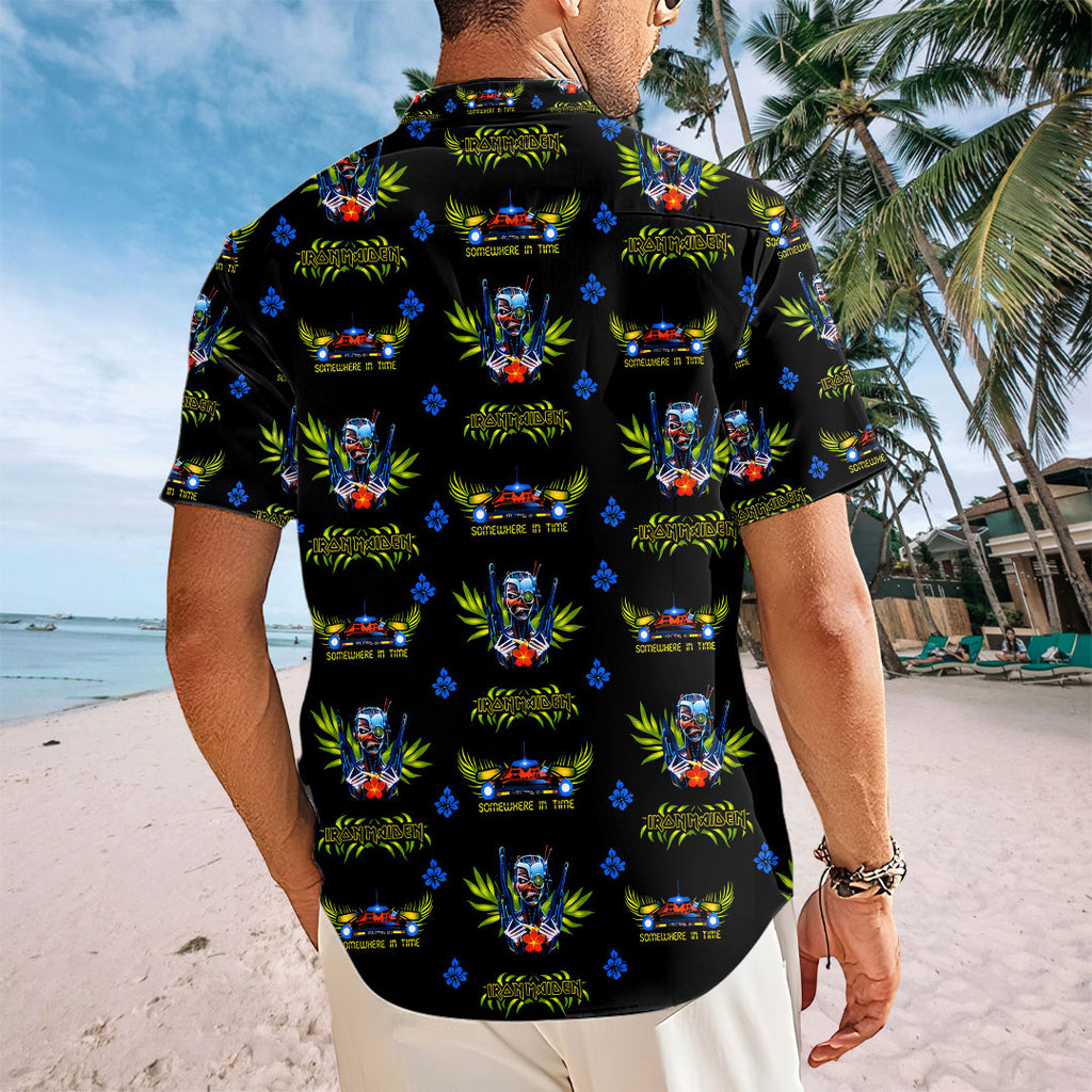 Iron Maiden Short Sleeve Button-Down Shirt – TANTN24628