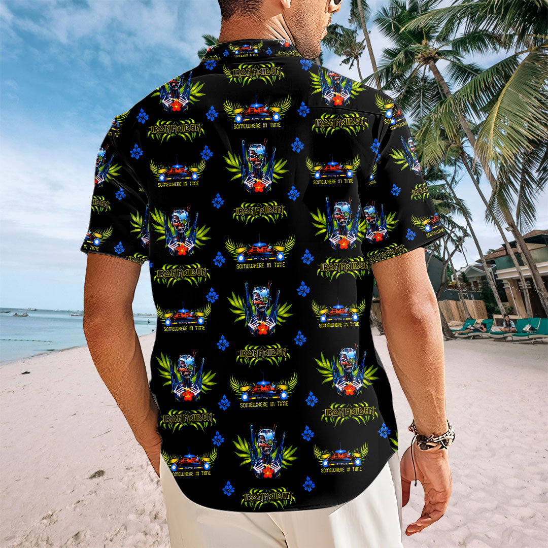 Iron Maiden Short Sleeve Button-Down Shirt – TANTN24628