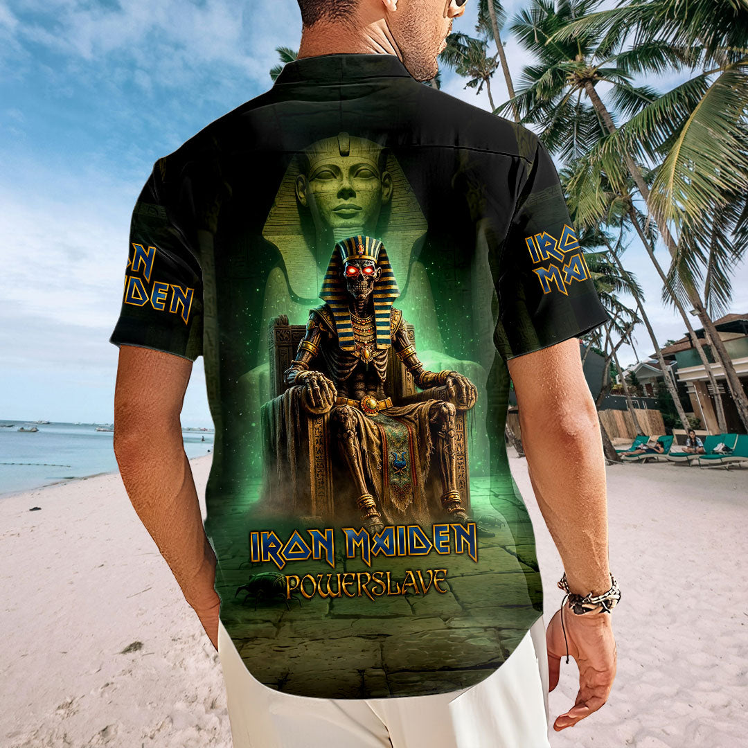 Iron Maiden Short Sleeve Button-Down Shirt – HOATT19513