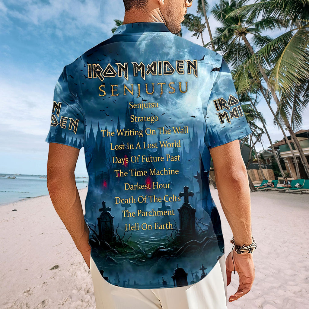Iron Maiden Short Sleeve Button-Down Shirt – HOATT19668