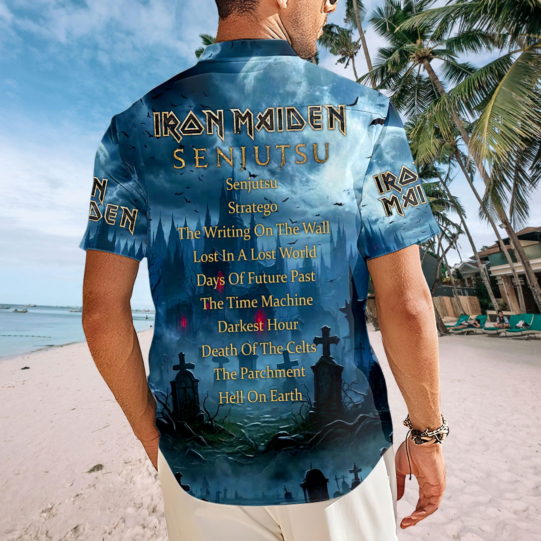 Iron Maiden Short Sleeve Button-Down Shirt – HOATT19668