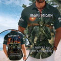 Iron Maiden Short Sleeve Button-Down Shirt – HOATT20599