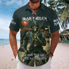 Iron Maiden Short Sleeve Button-Down Shirt – HOATT20599