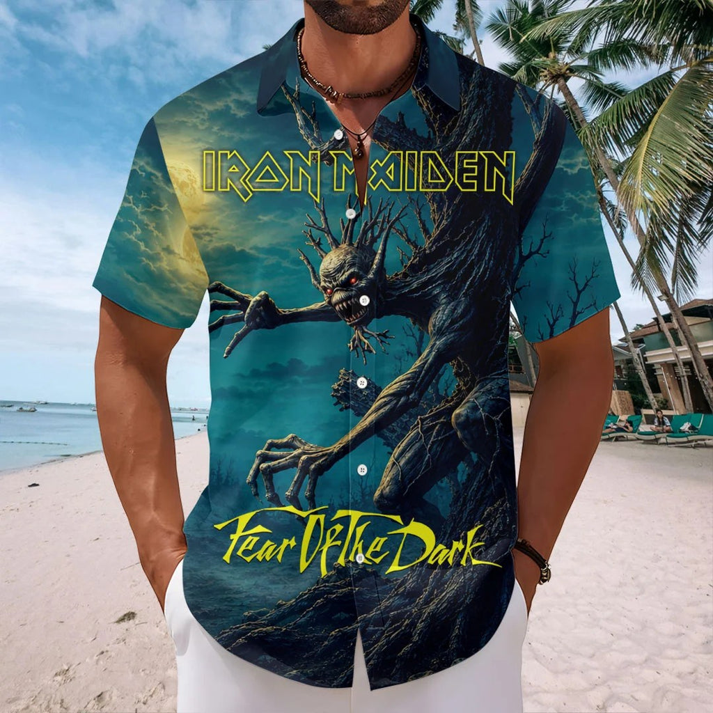 Iron Maiden Short Sleeve Button-Down Shirt – HOATT20734