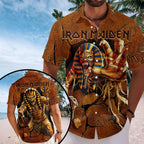 Iron Maiden Short Sleeve Button-Down Shirt – HOATT20735