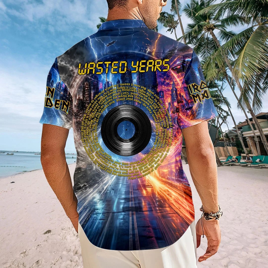 Iron Maiden Short Sleeve Button-Down Shirt – HOATT20930