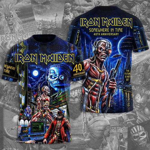 Iron Maiden: Somewhere In Time 40th Anniversary 3D Apparel – TMTHU9411