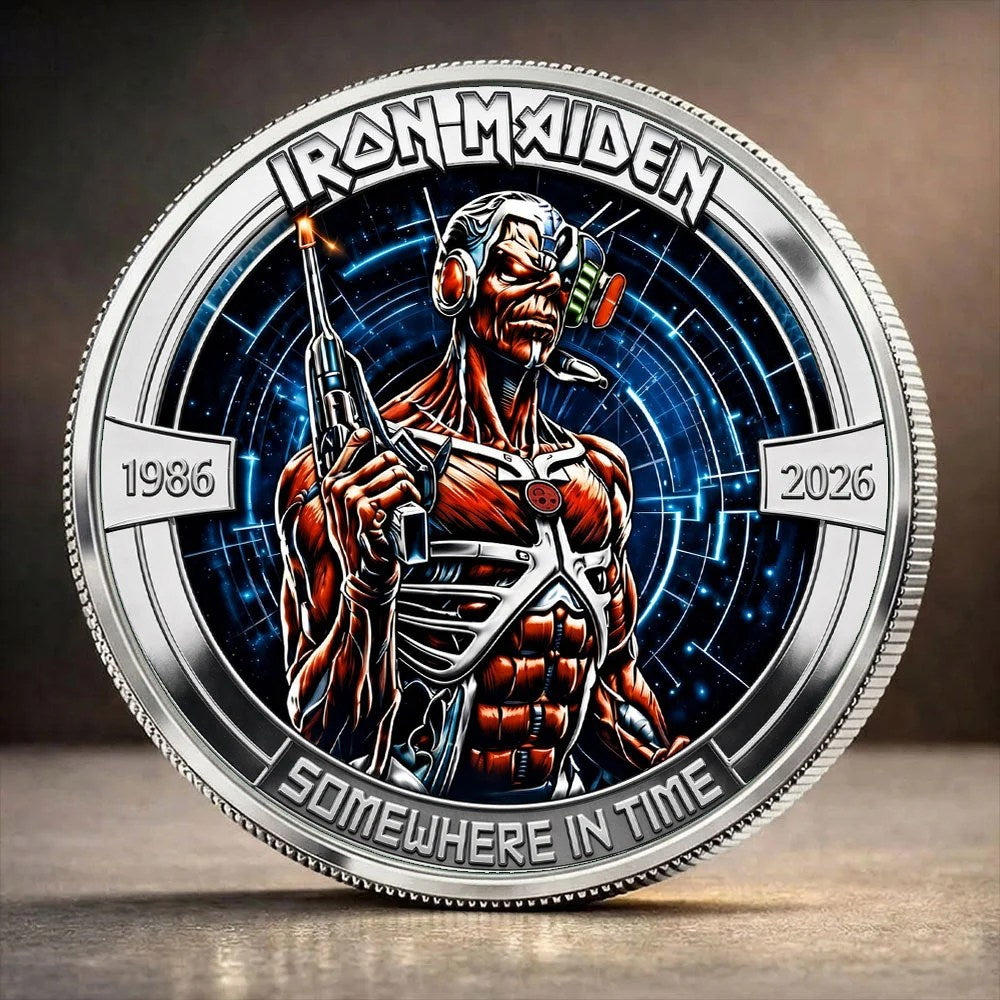 Iron Maiden Somewhere In Time 40th Anniversary Commemorative Coin – TANTN25335