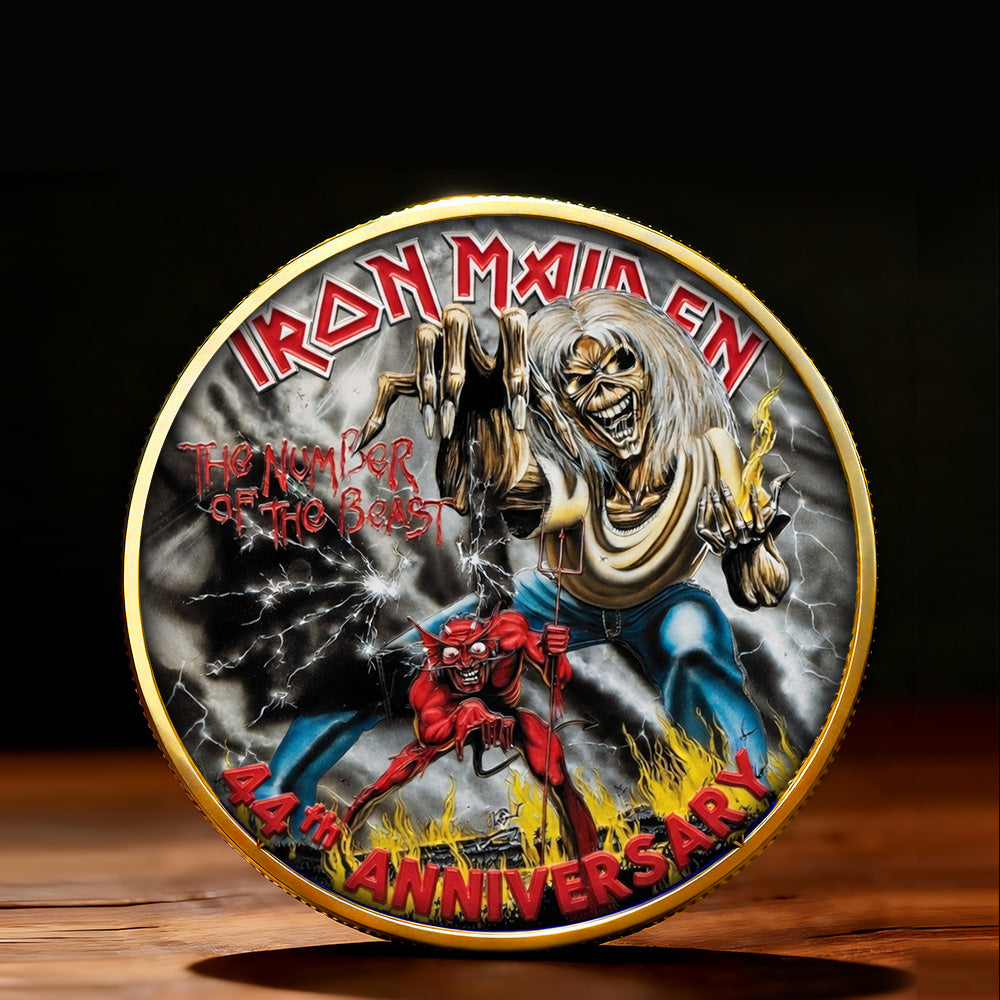 Iron Maiden: The Number Of The Beast 44th Anniversary Commemorative Coin – TMTHU4469