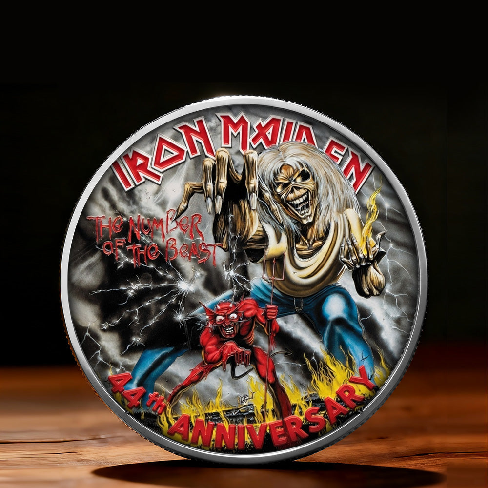Iron Maiden: The Number Of The Beast 44th Anniversary Commemorative Coin – TMTHU4469