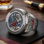 Iron Maiden: The Number of The Beast 3D Engraved Ring – TMTHU7120